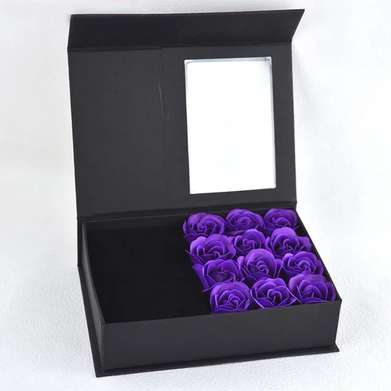Valentines Mothers Day Flower Jewelry Box Rose Flower Christmas Present Women Birthday Party Girlfriend Gifts Gifts for Mom